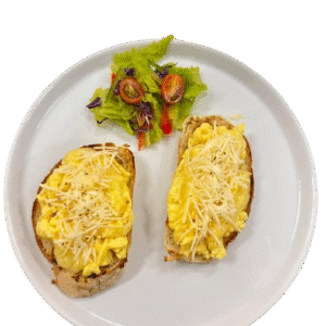 Toast Cheese Scrambled Egg