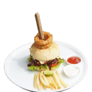 Chicken  Chesee Burger